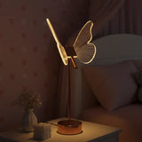 Luminária de Mesa Decorativa Borboleta Nórdica 3 Tons de Luz - Casas Gael
