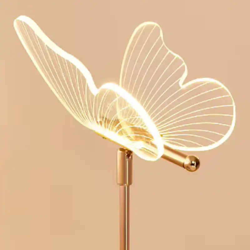Luminária de Mesa Decorativa Borboleta Nórdica 3 Tons de Luz - Casas Gael