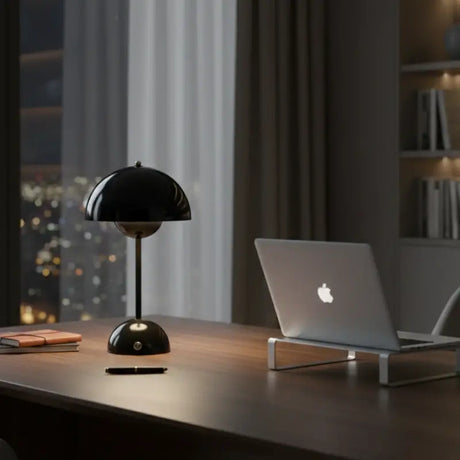 Luminária de Mesa Decorativa Cogumelo sem Fio - Casas Gael