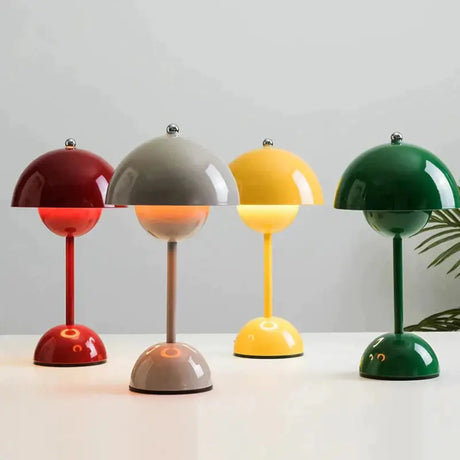 Luminária de Mesa Decorativa Cogumelo sem Fio - Casas Gael