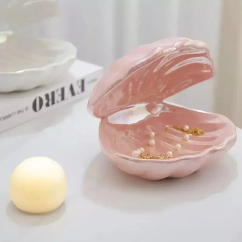 Luminária de Mesa Decorativa Concha sem Fio - Casas Gael