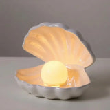 Luminária de Mesa Decorativa Concha sem Fio - Casas Gael