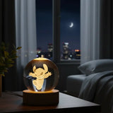 Luminária de Mesa Decorativa LED 3D Stitch USB - Casas Gael