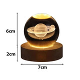 Luminária de Mesa Decorativa LED Globo 3D Universo USB - Casas Gael
