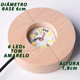 Luminária de Mesa Decorativa LED Globo 3D Universo USB - Casas Gael