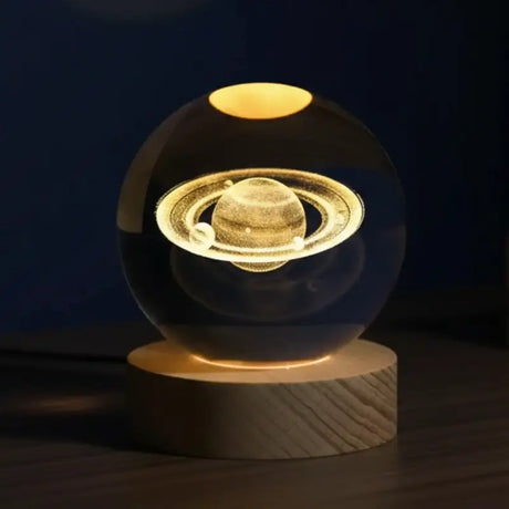 Luminária de Mesa Decorativa LED Globo 3D Universo USB - Casas Gael