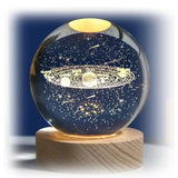 Luminária de Mesa Decorativa LED Globo 3D Universo USB - Casas Gael