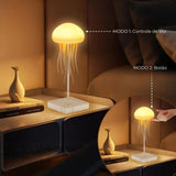 Luminária de Mesa Decorativa LED RGB Água-Viva Recarregável - Casas Gael