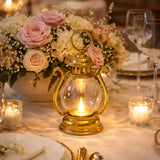 Luminária de Mesa Decorativa Led Lampião para Mesa Posta Eventos - Casas Gael
