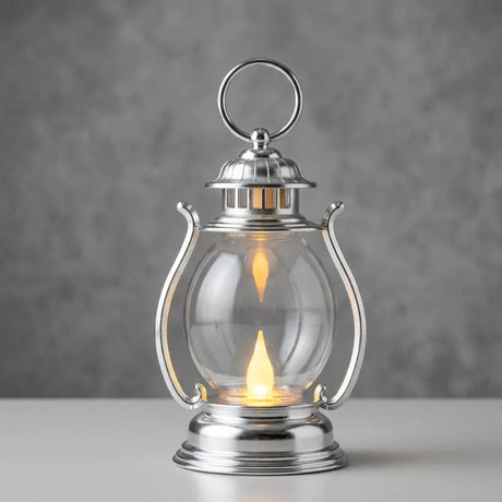 Luminária de Mesa Decorativa Led Lampião para Mesa Posta Eventos - Casas Gael