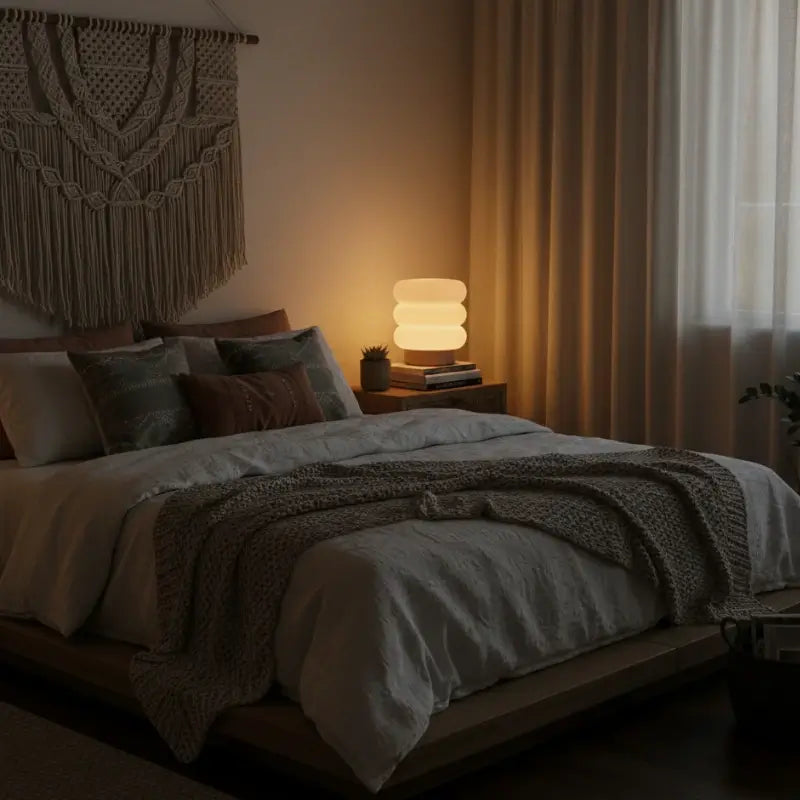 Luminária de Mesa Decorativa Nuvem com Lâmpada LED Casas Gael