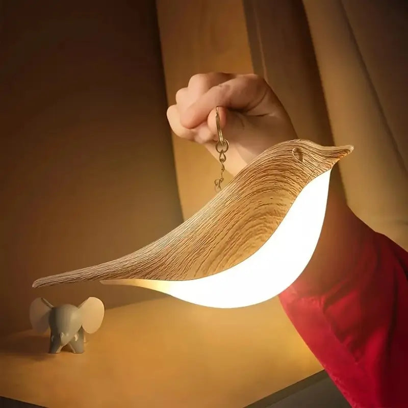 Luminária de Mesa Decorativa Pássaro LED 3 Tons de Luz - Casas Gael