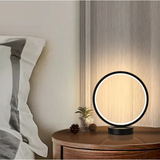 Luminária de Mesa Decorativa Redonda LED Moderna