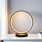 Luminária de Mesa Decorativa Redonda LED Moderna