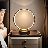 Luminária de Mesa Decorativa Redonda LED Moderna