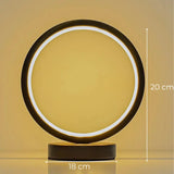 Luminária de Mesa Decorativa Redonda LED Moderna - Casas Gael