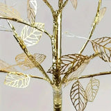 Luminária de Mesa Decorativa Árvore LED Dourada - Casas Gael