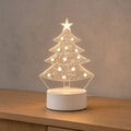 Luminária de Mesa LED 3D Árvore de Natal - Casas Gael