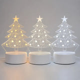 Luminária de Mesa LED 3D Árvore de Natal - Casas Gael