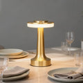 Luminária de Mesa LED Retrô Touch Recarregável Dimerizável - Casas Gael