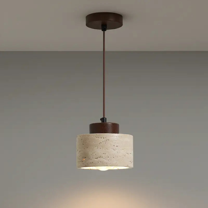 Luminária de Teto Pendente Wabi-Sabi Estilo Japonês - Casas Gael