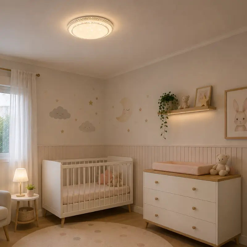 Luminária de Teto Plafon LED Moderno com 3 Cores de Luz - Casas Gael