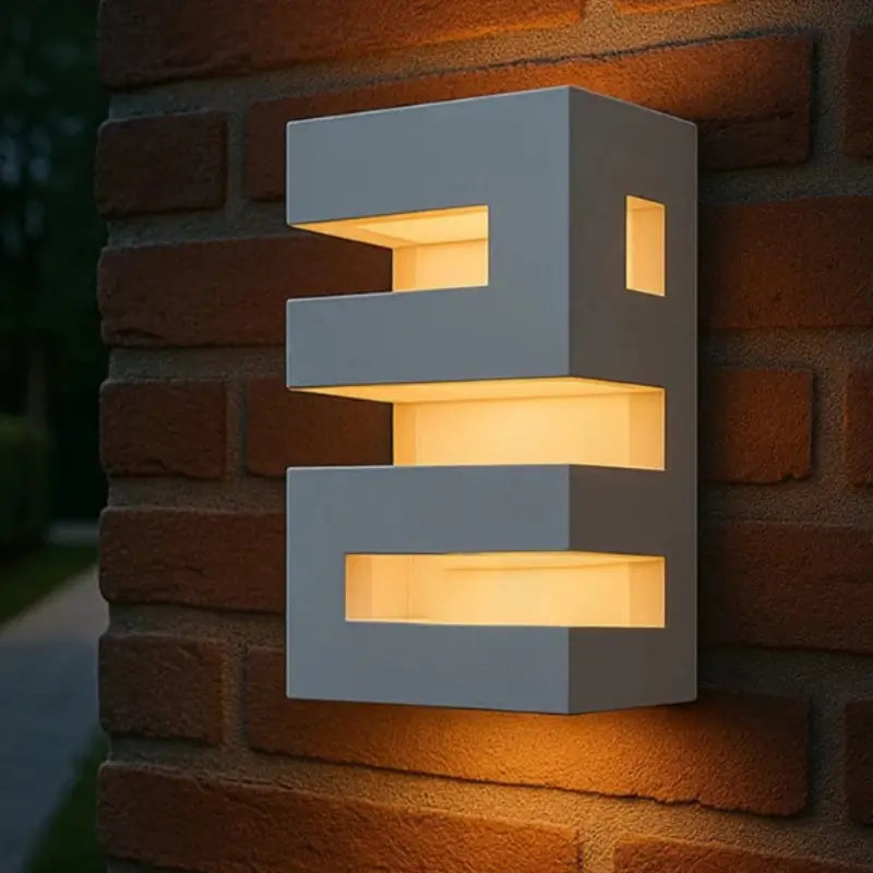 Luminária para Área Externa Frisada - Casas Gael