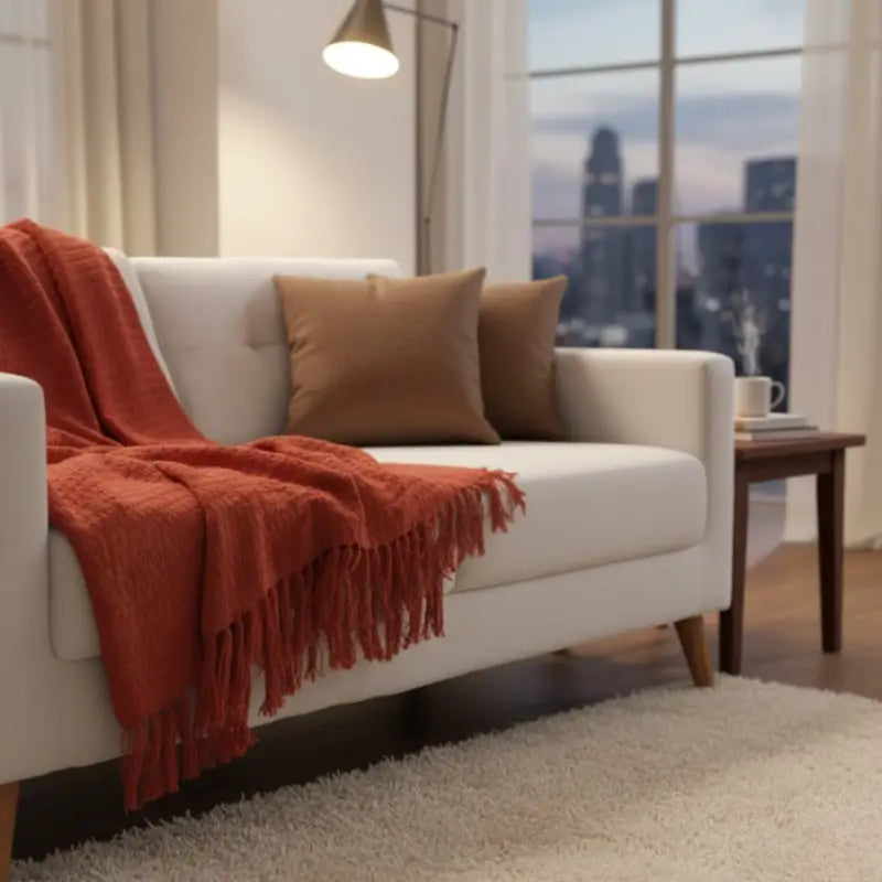 Manta para Sofá Artesanal Afetto - Casas Gael