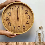 Relógio de Parede Moderno Wooden 30cm