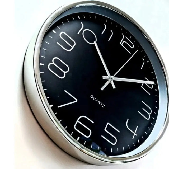 Relógio de Parede Automático Moderno 30cm -  Casas Gael