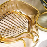 Saboneteira de Pia com Escorredor e Suporte Metálico para Banheiro - Casas Gael