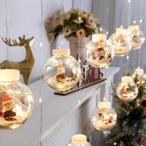 Varal de Luzes Decorativas Natal