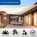 Toldo Impermeável de Sombra Exterior Proteção Solar Proteção UV - Casas Gael