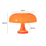 Abajur de LED Cogumelo Retrô USB