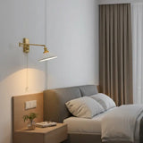 Arandela de Parde Articulada Retrô dourada - Casas Gael