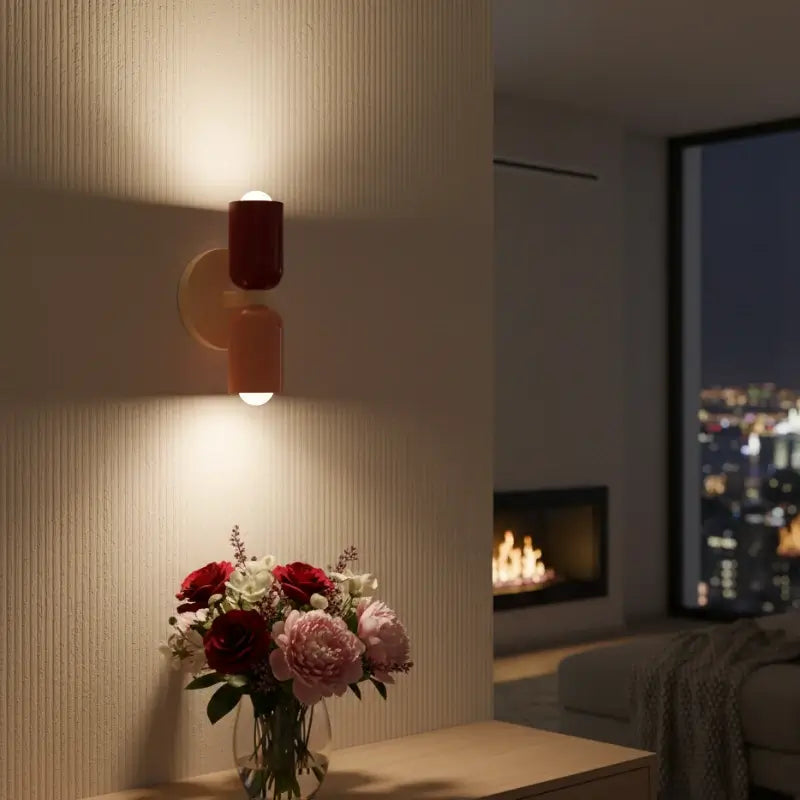 Arandela de Parede Dupla Minimalista - Casas Gael