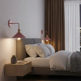 Arandela de Parede Industrial Macarrons Com Lâmpada - Casas Gael