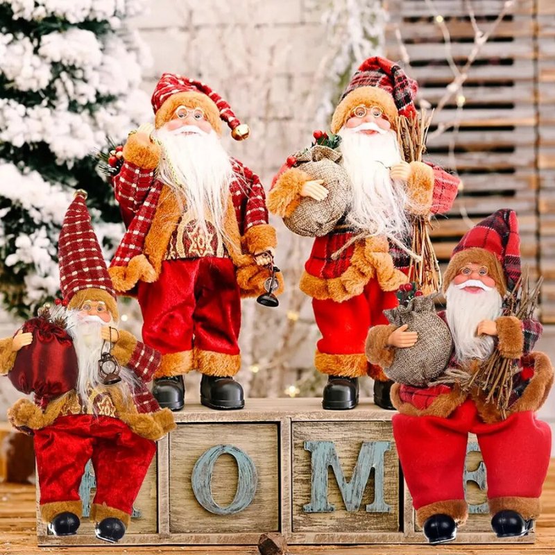 Boneco Papai Noel Decorativo 30cm - Casas Gael