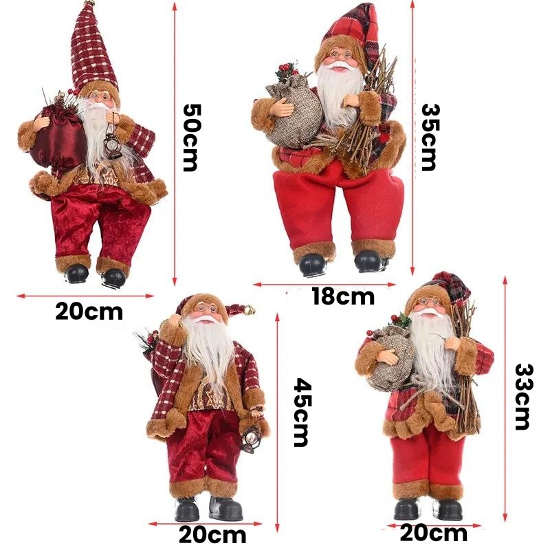 Boneco Papai Noel Decorativo 30cm - Casas Gael