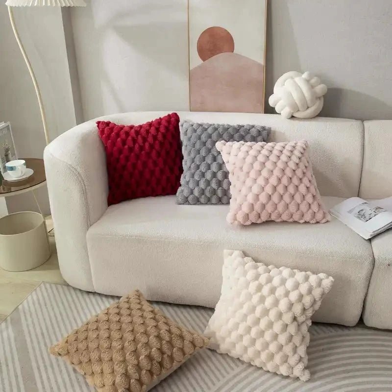 Capa de Almofada 3D Soft Plush - Casas Gael