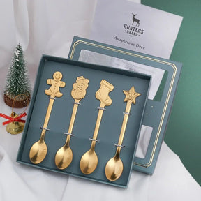 Conjunto Colheres Decorativas de Natal - Casas Gael