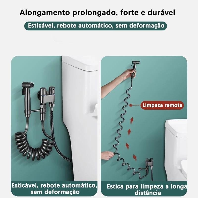 Ducha higiênica com derivação para caixa acoplada - Casas Gael