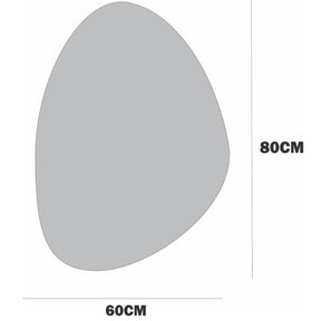 Espelho Orgânico Moderno Grande com Suporte - Casas Gael