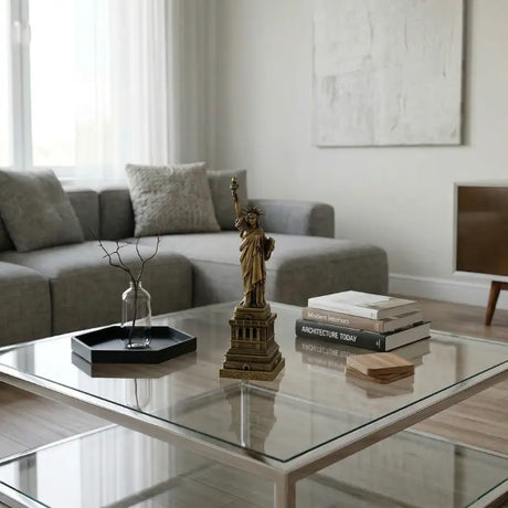 Estatueta Decorativa Estátua da Liverdade Em Metal