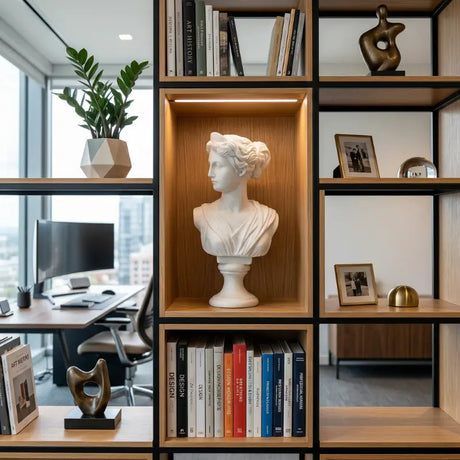 Estatueta Grega Decorativa Busto Deusa Artemis