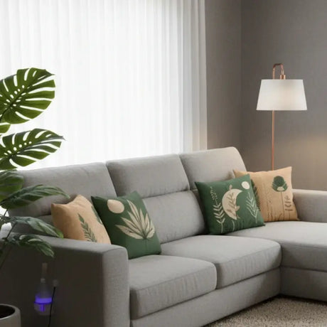 Conjunto 4 Capas de Almofadas Decorativas Contemporâneas