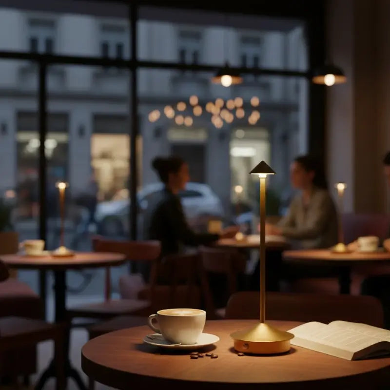 Luminária de Mesa Decorativa Sem Fio Recarregável - Casas Gae