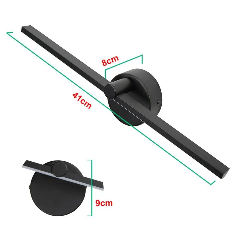 Luminária de Banheiro Com Interruptor Led Direcional 8W - Casas Gael