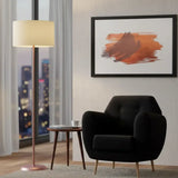 Luminária de Chão Abajur de Cúpula com Pedal de Acionamento - Casas Gael