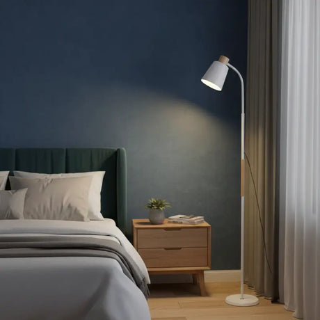 Luminária de Chão Abajur Wooden - Casas Gael